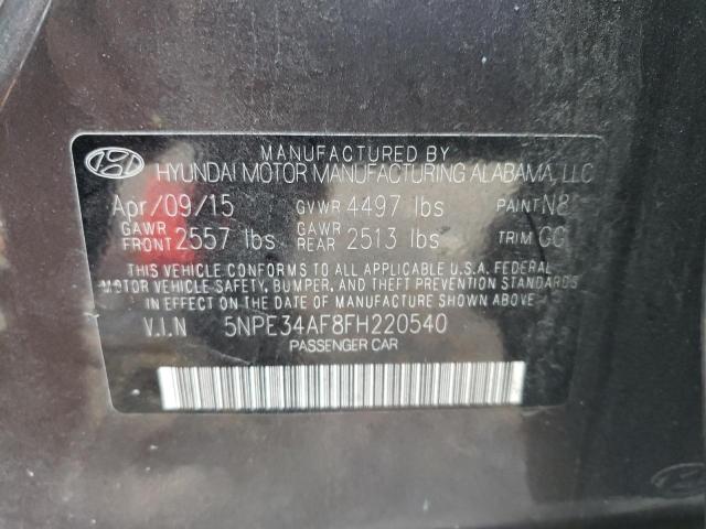 Photo 9 VIN: 5NPE34AF8FH220540 - HYUNDAI SONATA SPO 