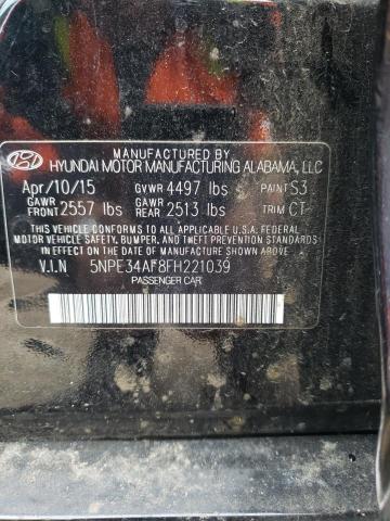 Photo 12 VIN: 5NPE34AF8FH221039 - HYUNDAI SONATA SPO 