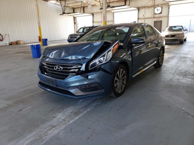 Photo 1 VIN: 5NPE34AF8FH234471 - HYUNDAI SONATA SPO 