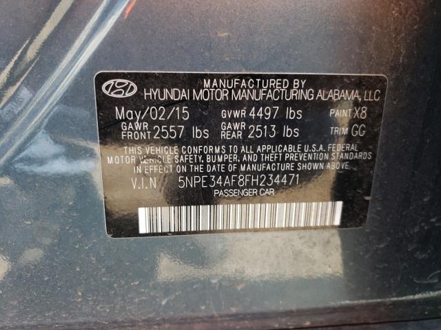 Photo 9 VIN: 5NPE34AF8FH234471 - HYUNDAI SONATA SPO 