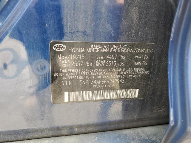 Photo 11 VIN: 5NPE34AF8FH242943 - HYUNDAI SONATA SPO 