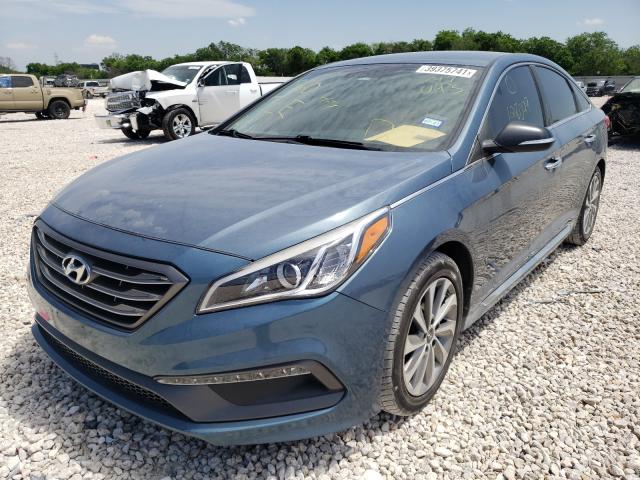 Photo 1 VIN: 5NPE34AF8FH247043 - HYUNDAI SONATA SPO 