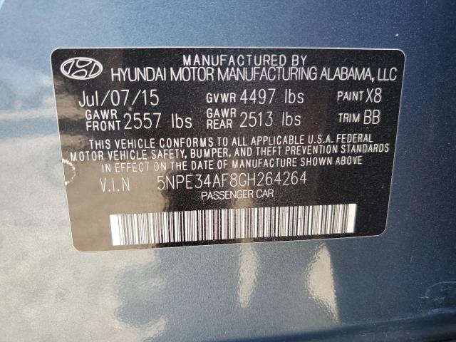 Photo 11 VIN: 5NPE34AF8GH264264 - HYUNDAI SONATA SPO 