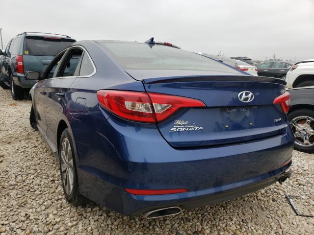 Photo 2 VIN: 5NPE34AF8GH268802 - HYUNDAI SONATA SPO 