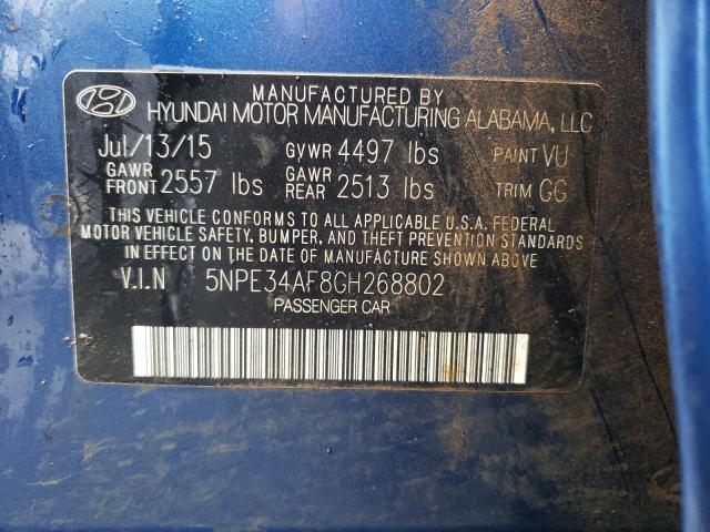 Photo 9 VIN: 5NPE34AF8GH268802 - HYUNDAI SONATA SPO 