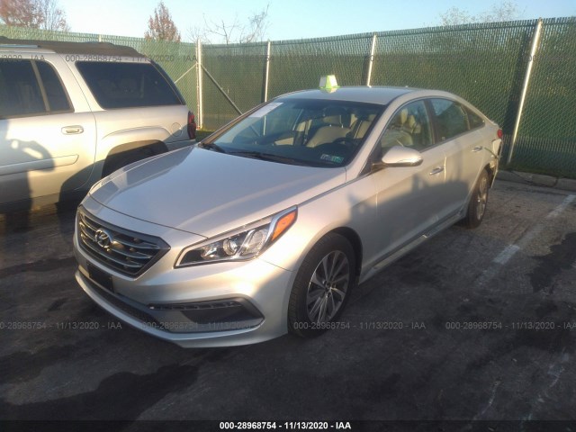 Photo 1 VIN: 5NPE34AF8GH282179 - HYUNDAI SONATA 