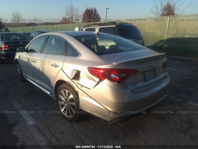 Photo 2 VIN: 5NPE34AF8GH282179 - HYUNDAI SONATA 