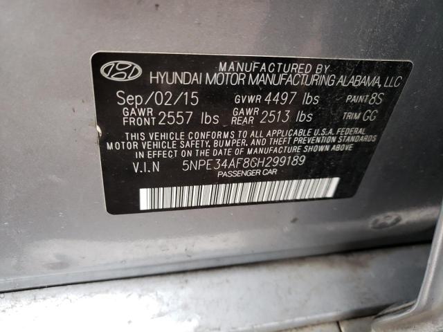 Photo 12 VIN: 5NPE34AF8GH299189 - HYUNDAI SONATA SPO 