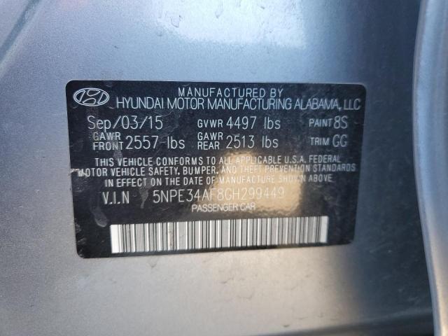 Photo 11 VIN: 5NPE34AF8GH299449 - HYUNDAI SONATA SPO 