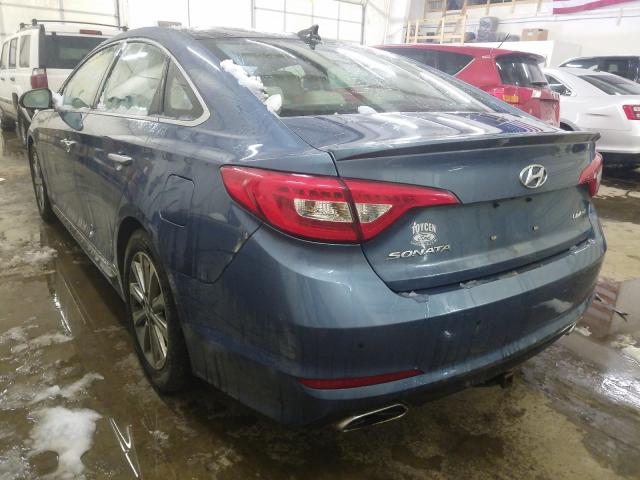 Photo 2 VIN: 5NPE34AF8GH305346 - HYUNDAI SONATA SPO 