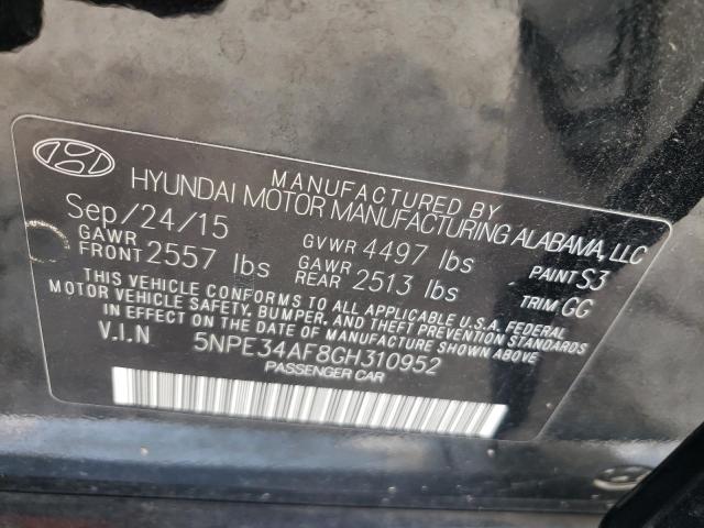 Photo 11 VIN: 5NPE34AF8GH310952 - HYUNDAI SONATA SPO 