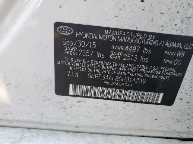 Photo 12 VIN: 5NPE34AF8GH314239 - HYUNDAI SONATA SPO 