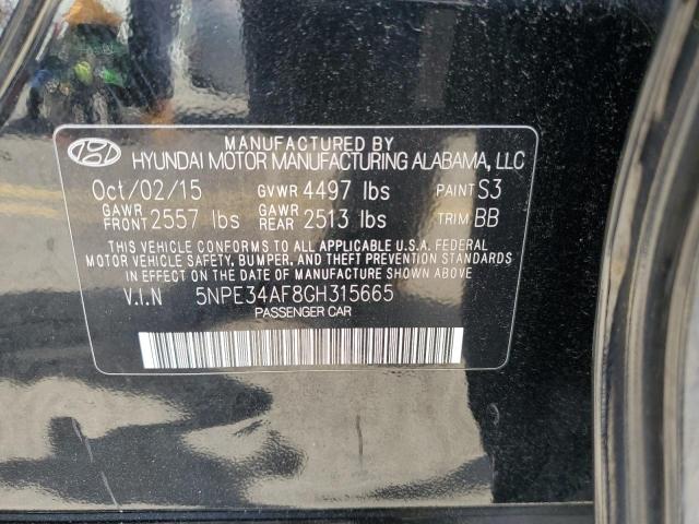 Photo 11 VIN: 5NPE34AF8GH315665 - HYUNDAI SONATA SPO 