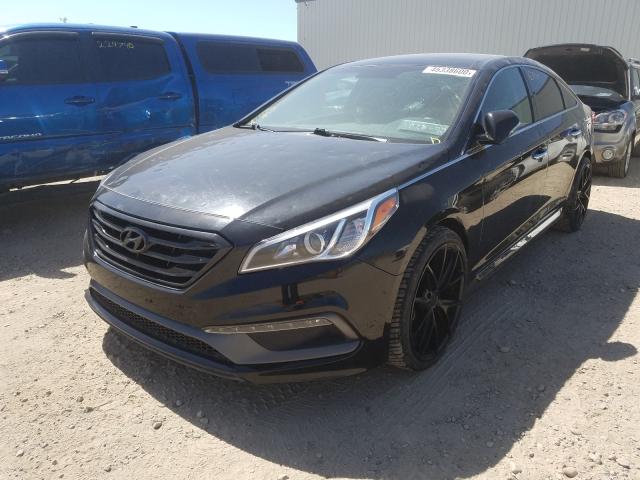 Photo 1 VIN: 5NPE34AF8GH318789 - HYUNDAI SONATA SPO 