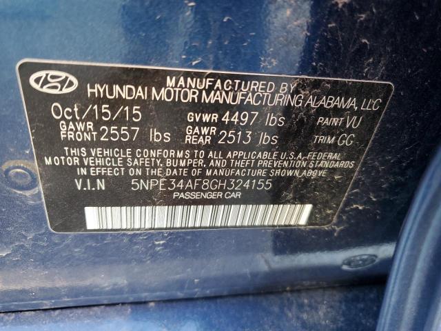 Photo 11 VIN: 5NPE34AF8GH324155 - HYUNDAI SONATA 