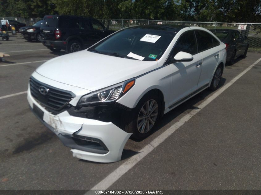 Photo 1 VIN: 5NPE34AF8GH339125 - HYUNDAI SONATA 