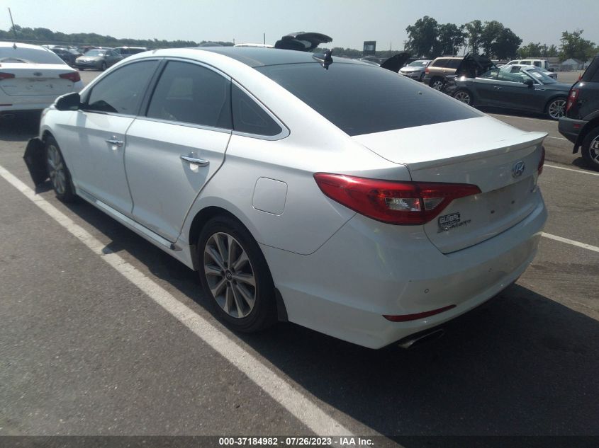 Photo 2 VIN: 5NPE34AF8GH339125 - HYUNDAI SONATA 