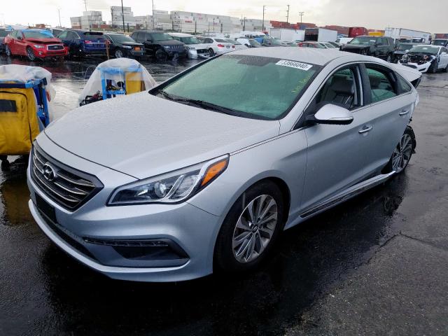 Photo 1 VIN: 5NPE34AF8GH343627 - HYUNDAI SONATA SPO 