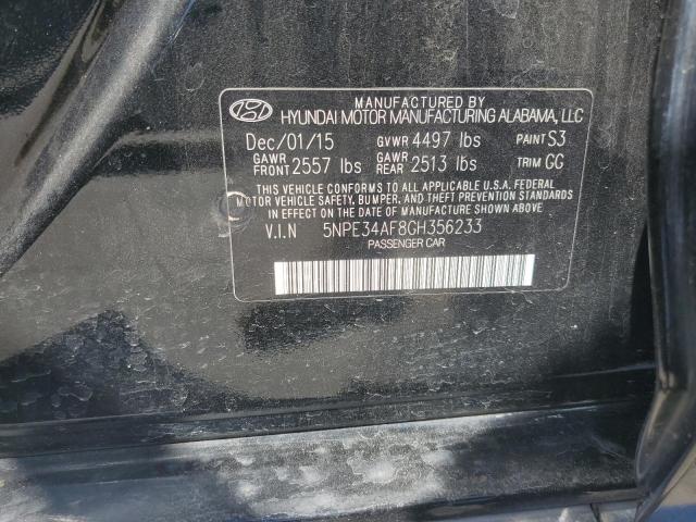 Photo 11 VIN: 5NPE34AF8GH356233 - HYUNDAI SONATA 