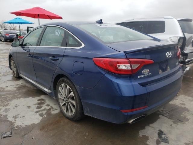 Photo 2 VIN: 5NPE34AF8GH359293 - HYUNDAI SONATA SPO 