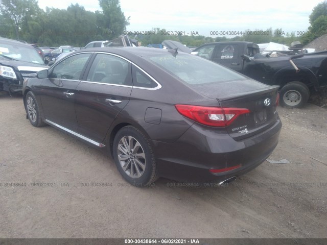 Photo 2 VIN: 5NPE34AF8GH361707 - HYUNDAI SONATA 