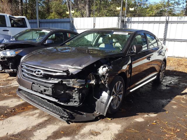 Photo 1 VIN: 5NPE34AF8GH365465 - HYUNDAI SONATA SPO 