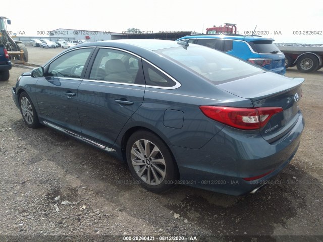 Photo 2 VIN: 5NPE34AF8GH367104 - HYUNDAI SONATA 