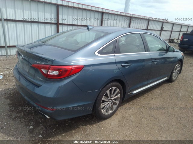 Photo 3 VIN: 5NPE34AF8GH367104 - HYUNDAI SONATA 