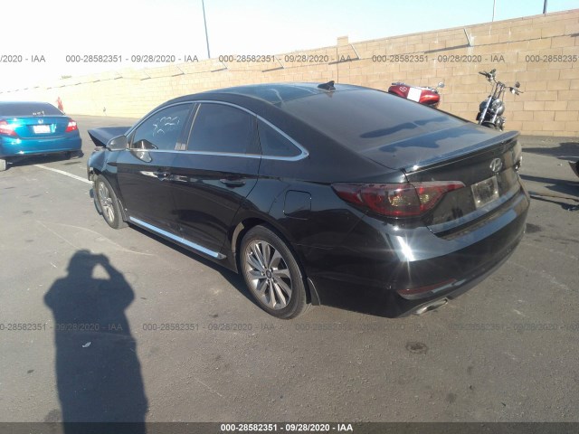 Photo 2 VIN: 5NPE34AF8GH367491 - HYUNDAI SONATA 