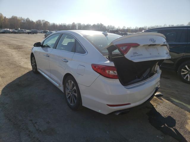 Photo 2 VIN: 5NPE34AF8GH369225 - HYUNDAI SONATA SPO 