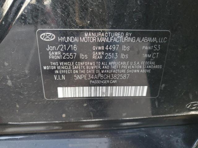 Photo 12 VIN: 5NPE34AF8GH382587 - HYUNDAI SONATA SPO 