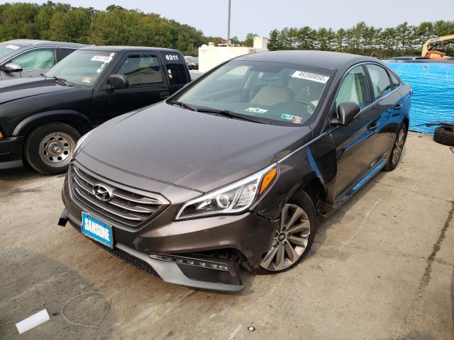 Photo 1 VIN: 5NPE34AF8GH390284 - HYUNDAI SONATA SPO 