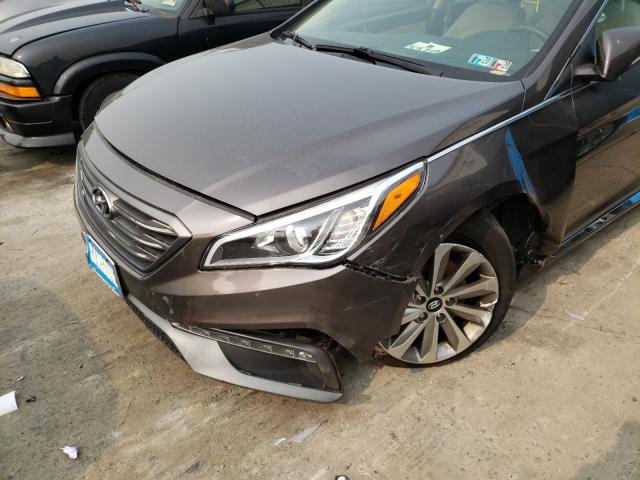 Photo 8 VIN: 5NPE34AF8GH390284 - HYUNDAI SONATA SPO 