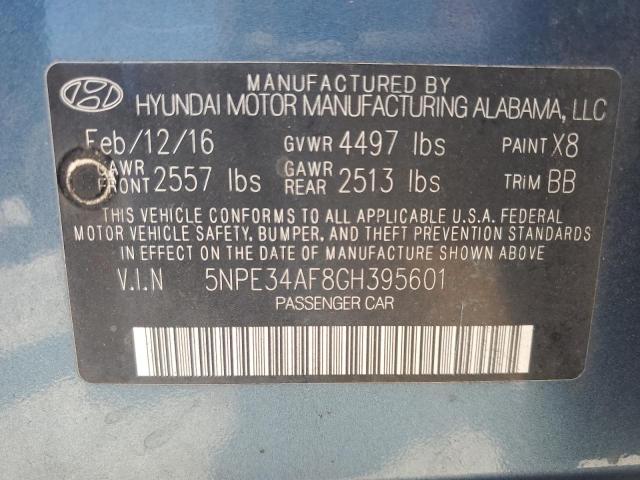 Photo 12 VIN: 5NPE34AF8GH395601 - HYUNDAI SONATA 