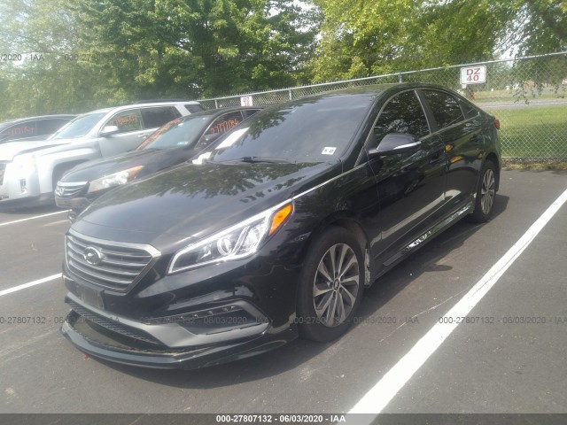 Photo 1 VIN: 5NPE34AF8GH413160 - HYUNDAI SONATA 