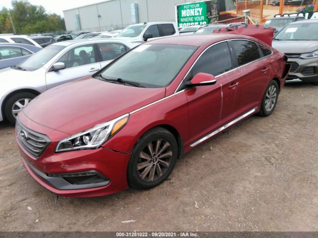 Photo 1 VIN: 5NPE34AF8GH420450 - HYUNDAI SONATA 