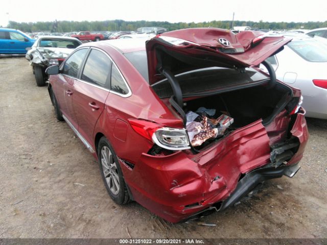 Photo 2 VIN: 5NPE34AF8GH420450 - HYUNDAI SONATA 