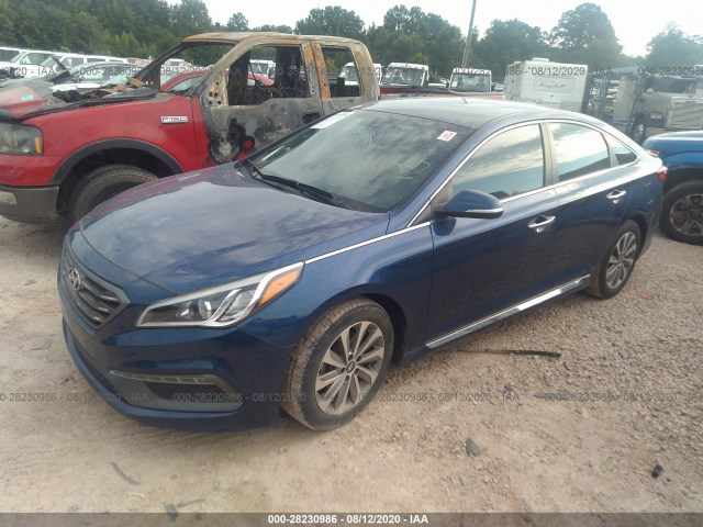 Photo 1 VIN: 5NPE34AF8GH420870 - HYUNDAI SONATA 