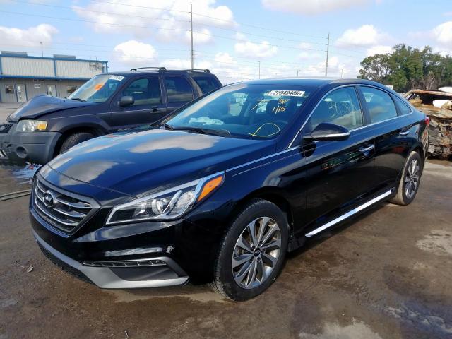 Photo 1 VIN: 5NPE34AF8GH435269 - HYUNDAI SONATA SPO 