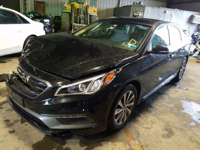 Photo 1 VIN: 5NPE34AF8HH443891 - HYUNDAI SONATA SPO 