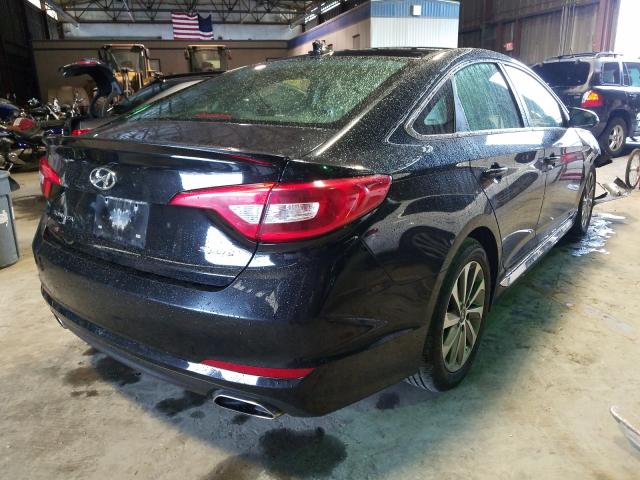 Photo 3 VIN: 5NPE34AF8HH443891 - HYUNDAI SONATA SPO 