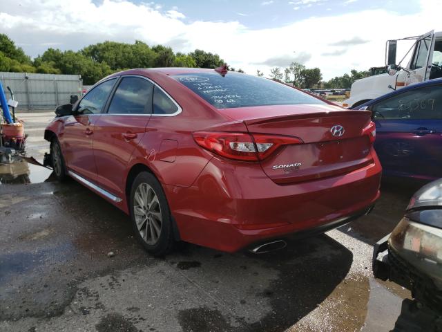 Photo 2 VIN: 5NPE34AF8HH445026 - HYUNDAI SONATA SPO 