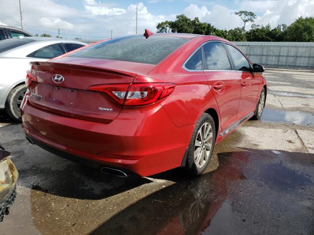 Photo 3 VIN: 5NPE34AF8HH445026 - HYUNDAI SONATA SPO 