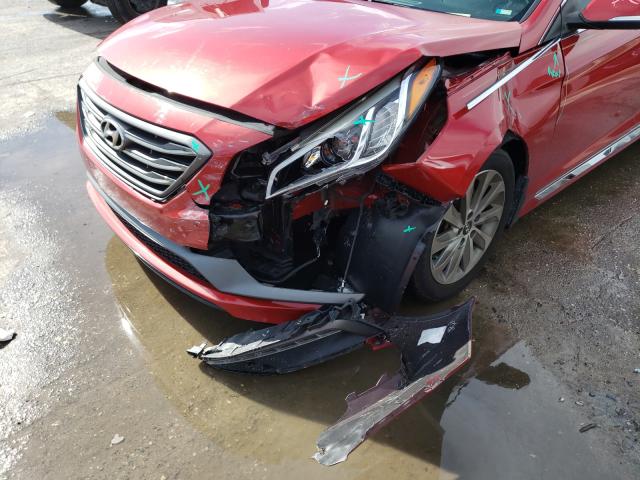 Photo 8 VIN: 5NPE34AF8HH445026 - HYUNDAI SONATA SPO 