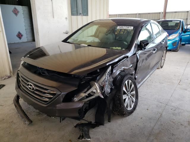 Photo 1 VIN: 5NPE34AF8HH451005 - HYUNDAI SONATA SPO 