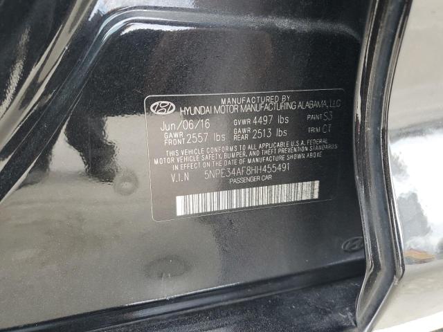 Photo 11 VIN: 5NPE34AF8HH455491 - HYUNDAI SONATA 