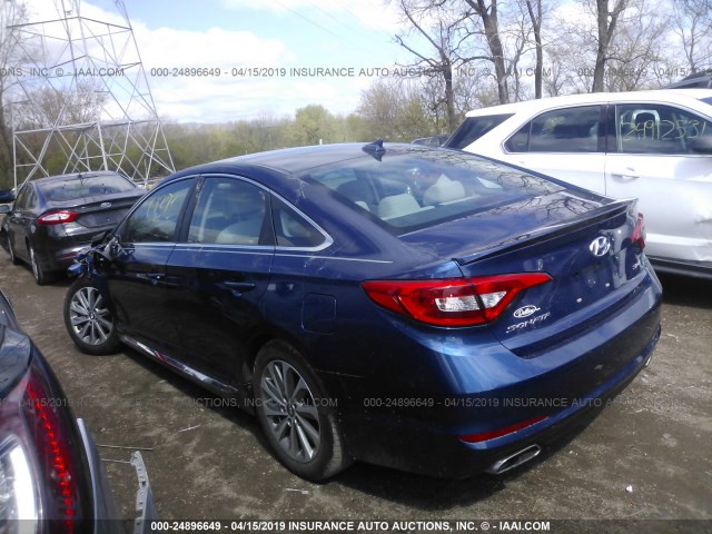 Photo 2 VIN: 5NPE34AF8HH462585 - HYUNDAI SONATA 