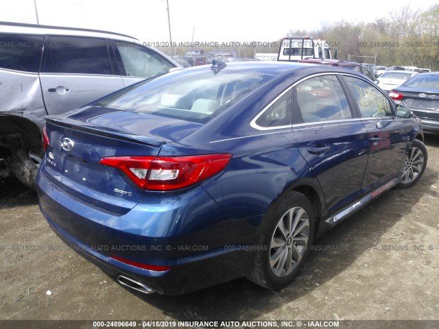 Photo 3 VIN: 5NPE34AF8HH462585 - HYUNDAI SONATA 