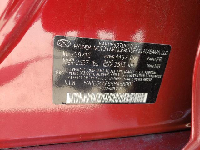 Photo 11 VIN: 5NPE34AF8HH468001 - HYUNDAI SONATA SPO 