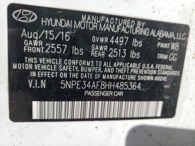 Photo 9 VIN: 5NPE34AF8HH485364 - HYUNDAI SONATA SPO 